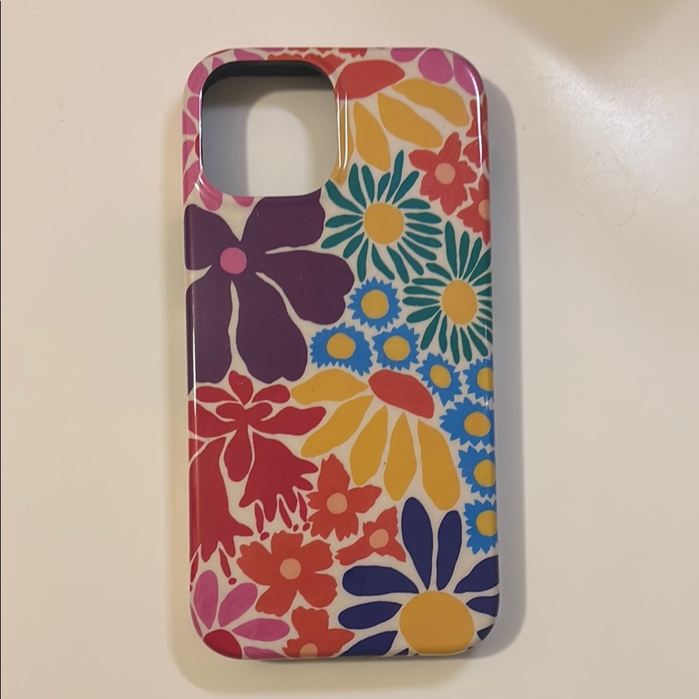 New Casely Colorful Floral IPhone 13 mini Phone Case